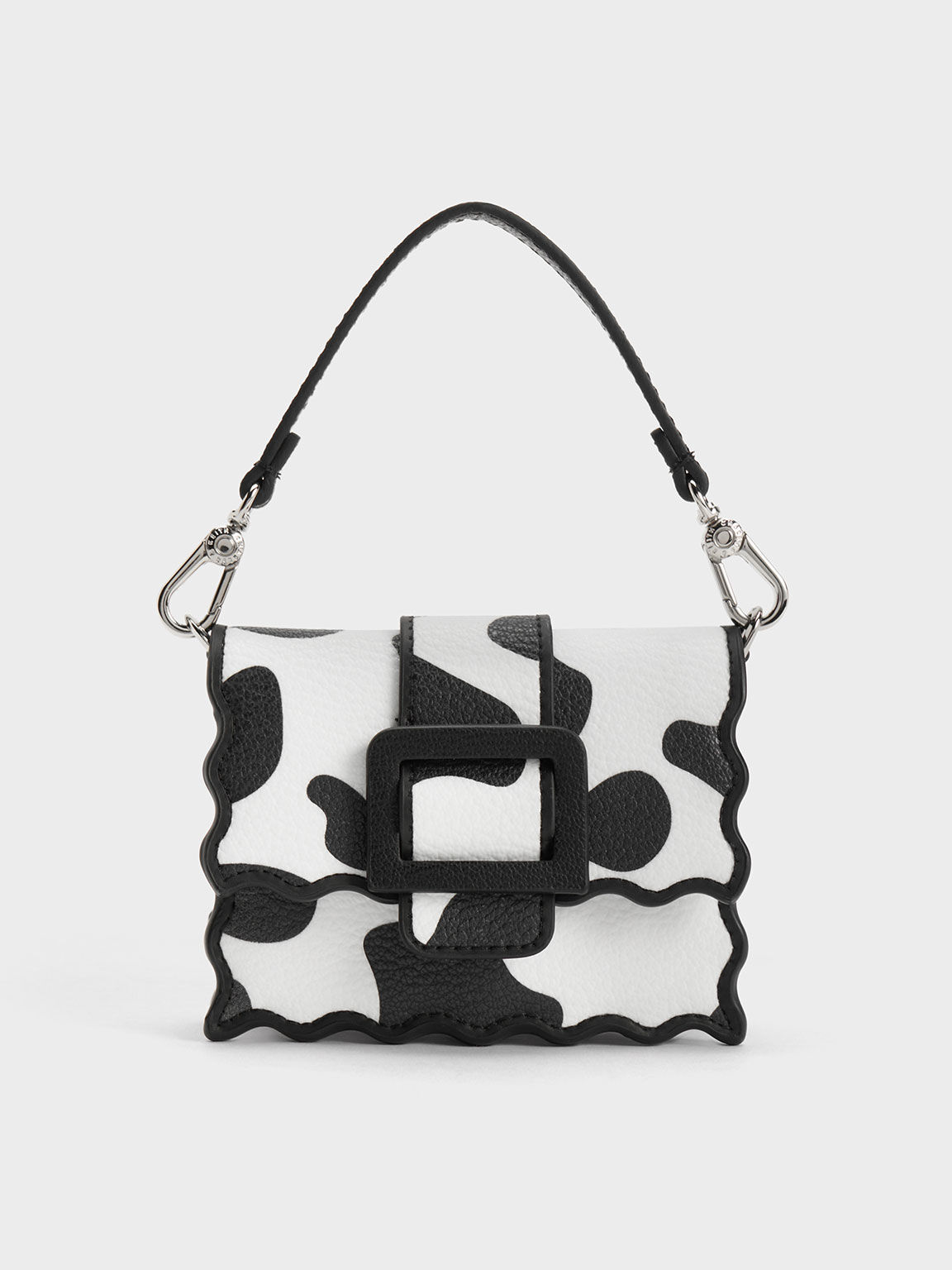 Cow print mini purse hot sale