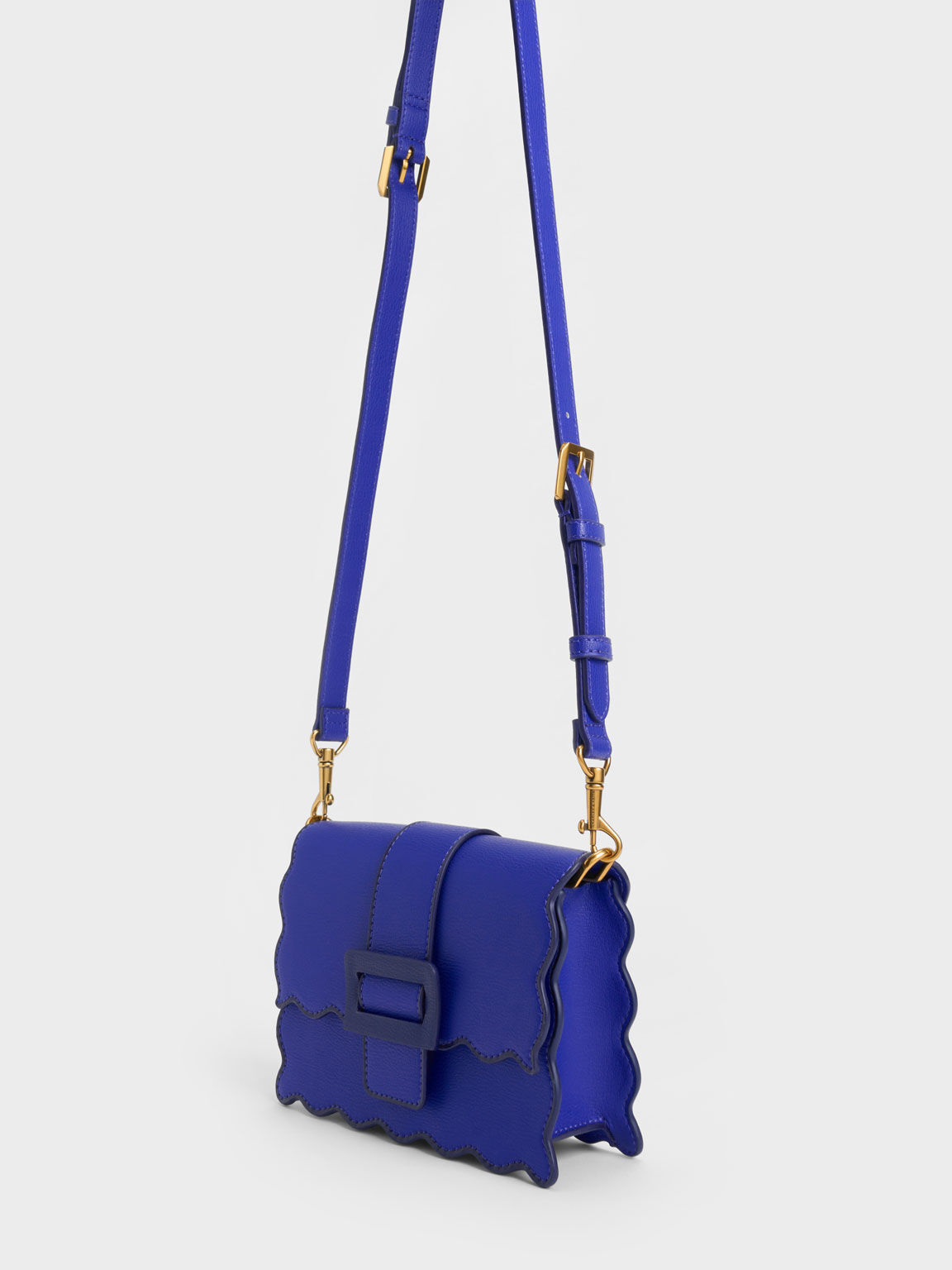 Charles and keith scallop bag on sale