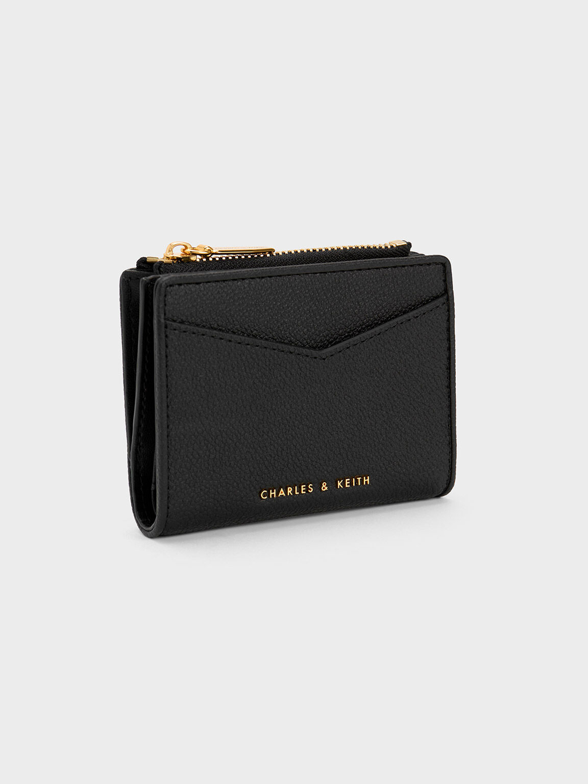 Cayce Short Wallet, Black, hi-res