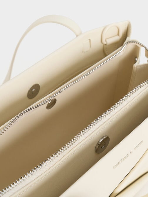 Midori Geometric Tote Bag, Cream, hi-res