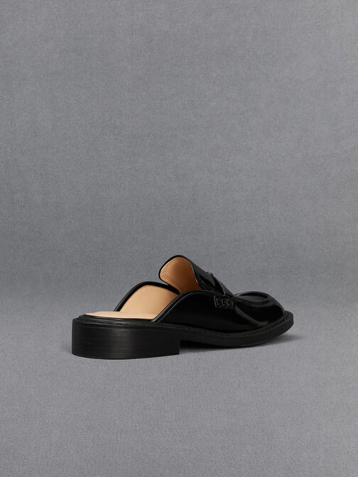 حذاء ميول تاليا من الجلد, Black Box, hi-res