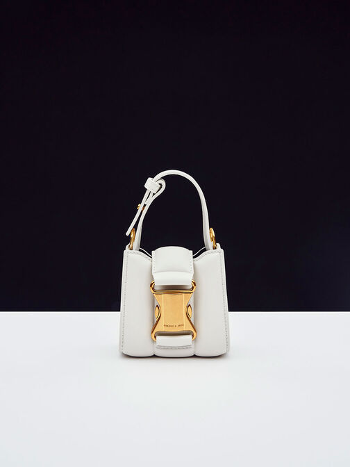 Ivy Top Handle Mini Bag, Cream, hi-res