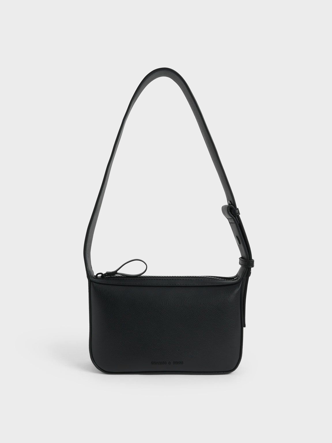 Boxy Shoulder Bag, Black, hi-res