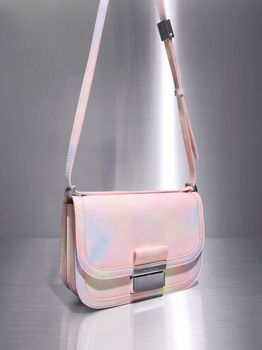Charlot Swirl-Print Bag, Multi, hi-res