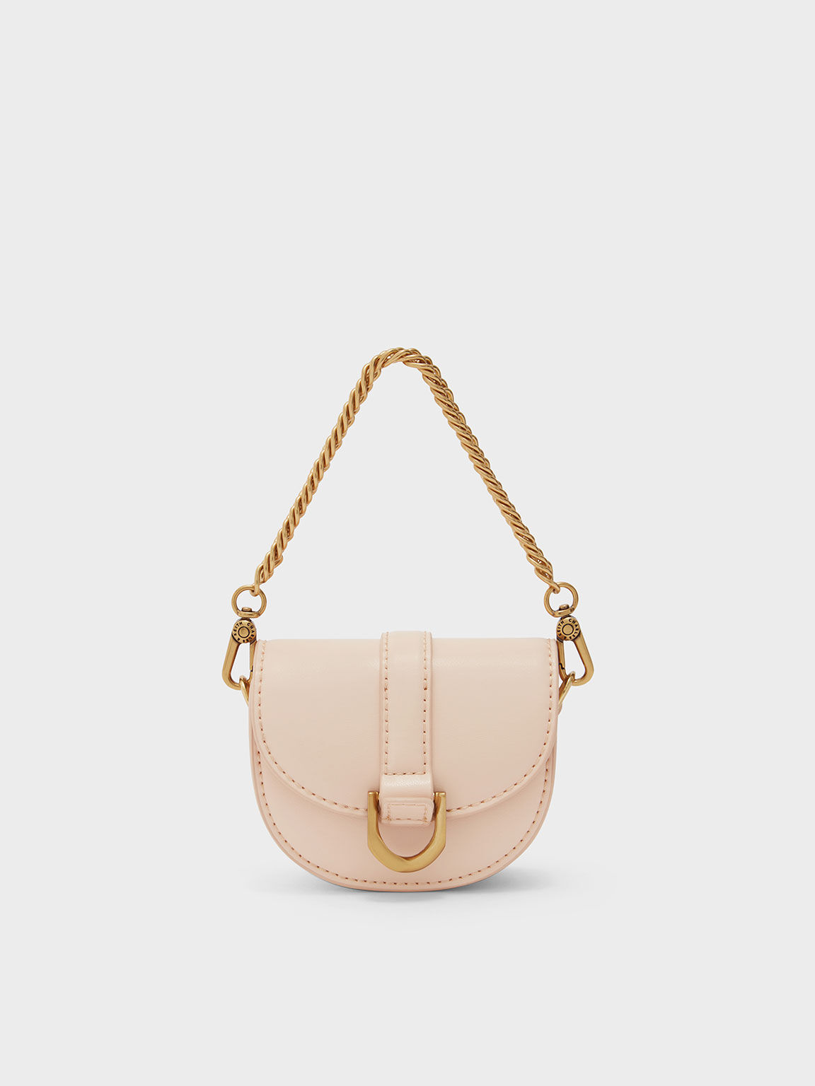 Charles and keith light pink bag best sale