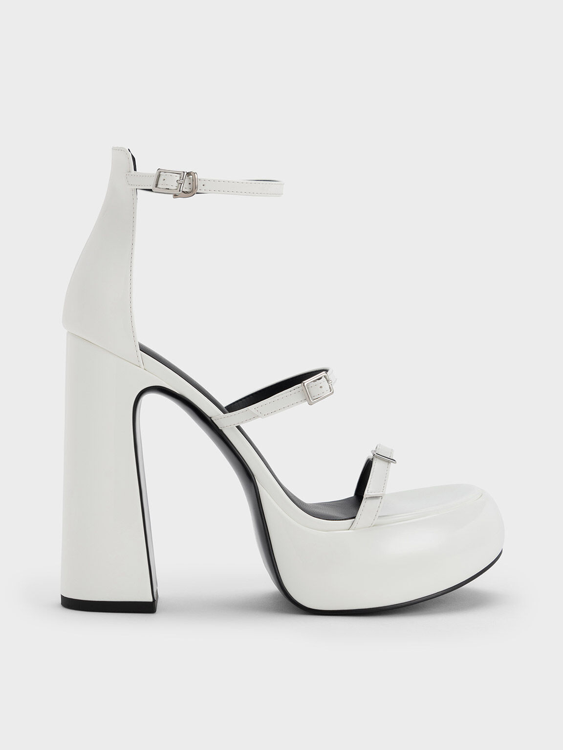 Platform discount sandals grey