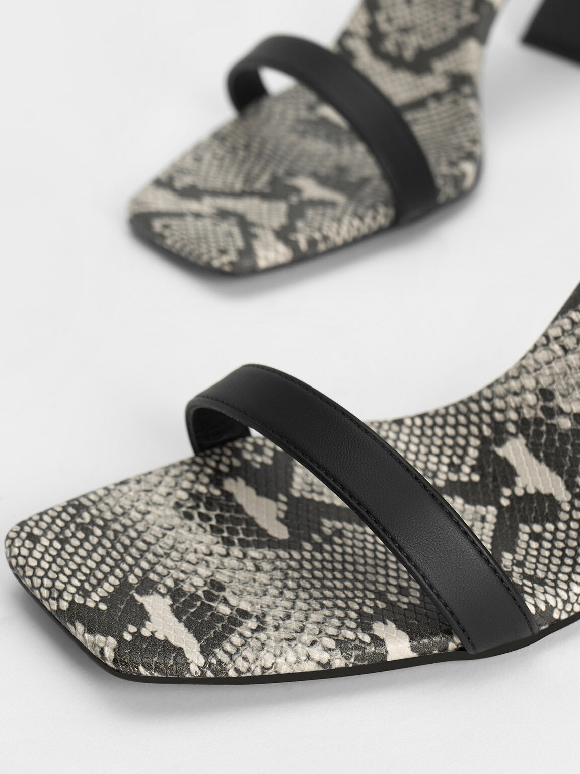 Black snake print best sale sandals
