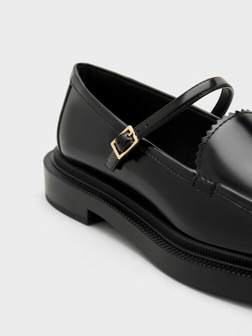 Circle Charm Mary Janes, Black Box, hi-res