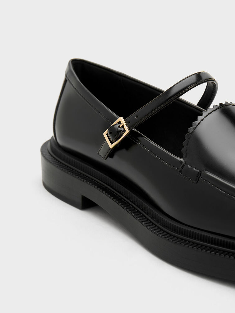 حذاء ماري جينز بتصميم دائري, Black Box, hi-res