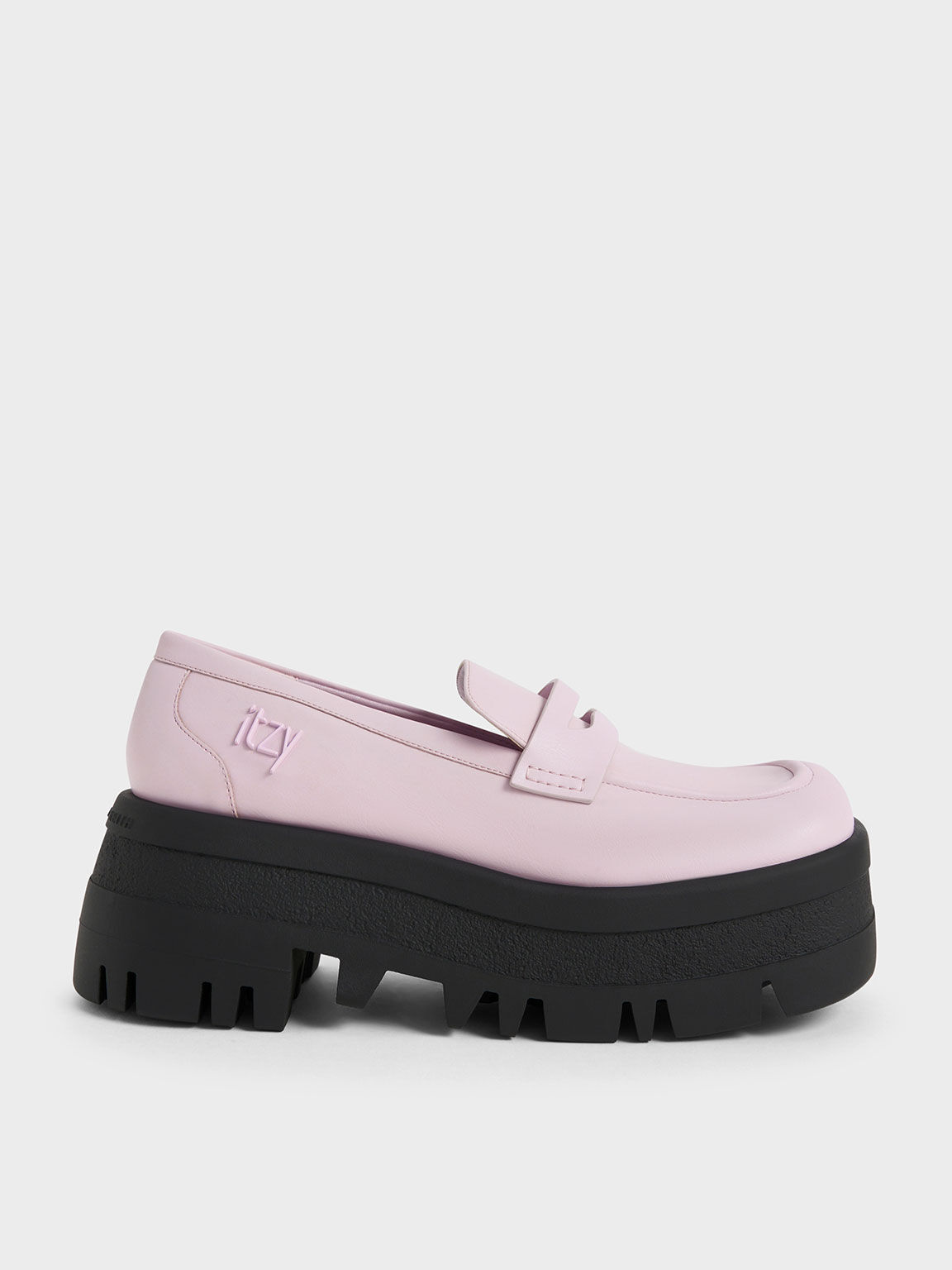Rainier Chunky Platform Penny Loafers, Lilac, hi-res