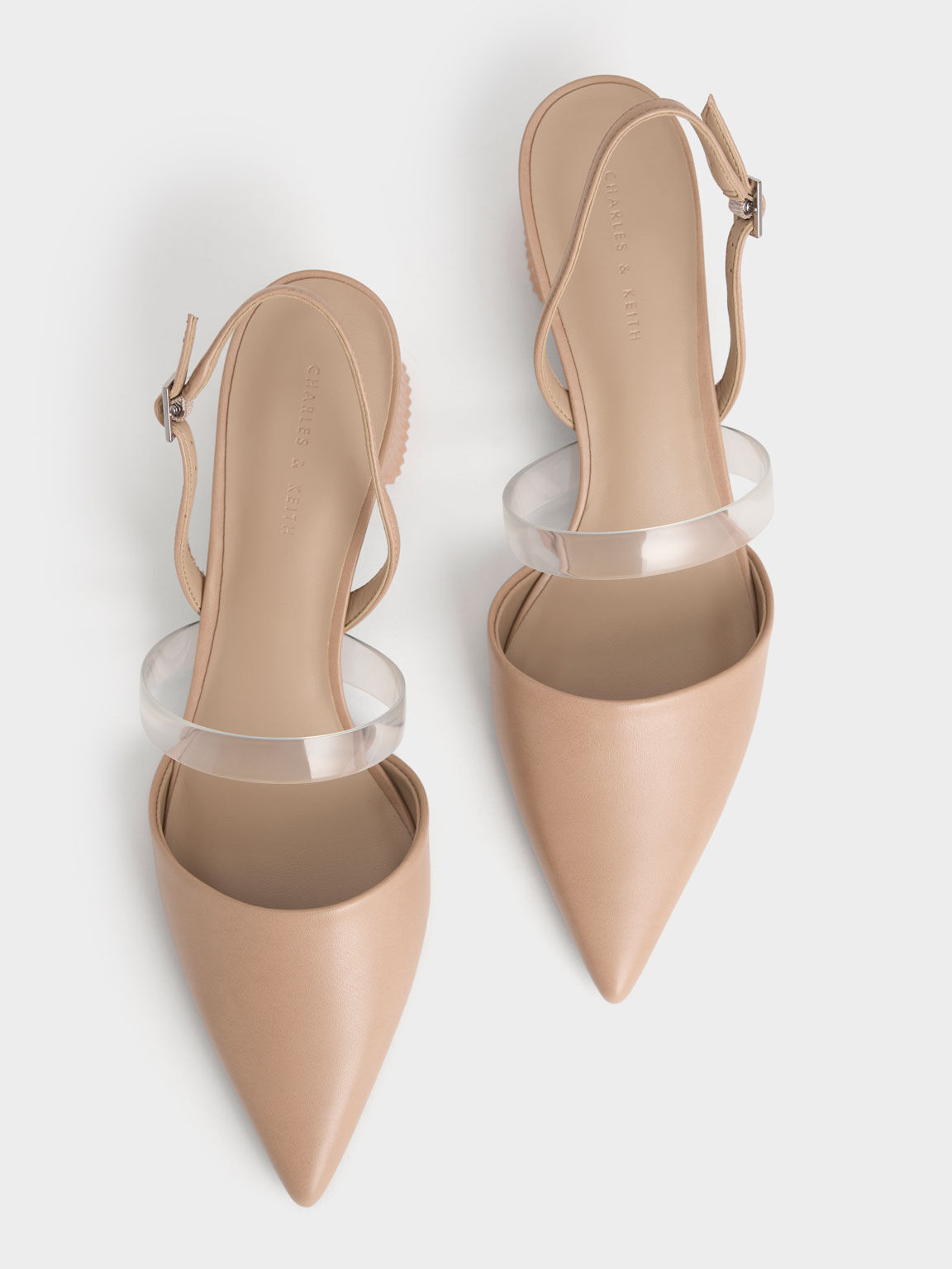 New look clear strap heels online