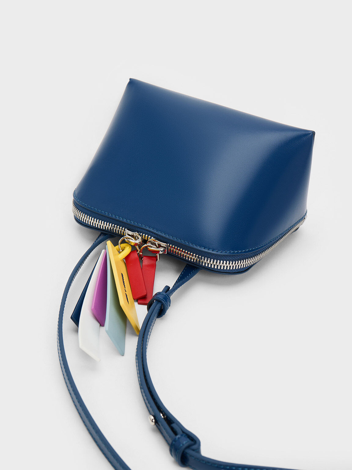 Cockade Crossbody Bag, Navy, hi-res