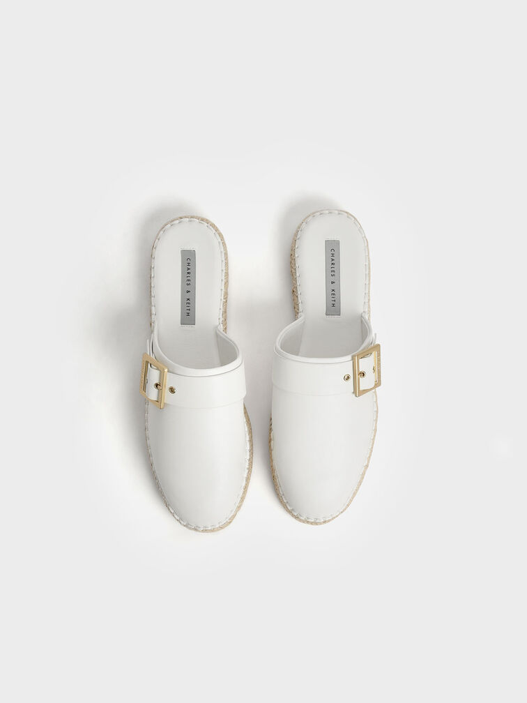 حذاء ميول إسبادريل بإبزيم, أبيض, hi-res