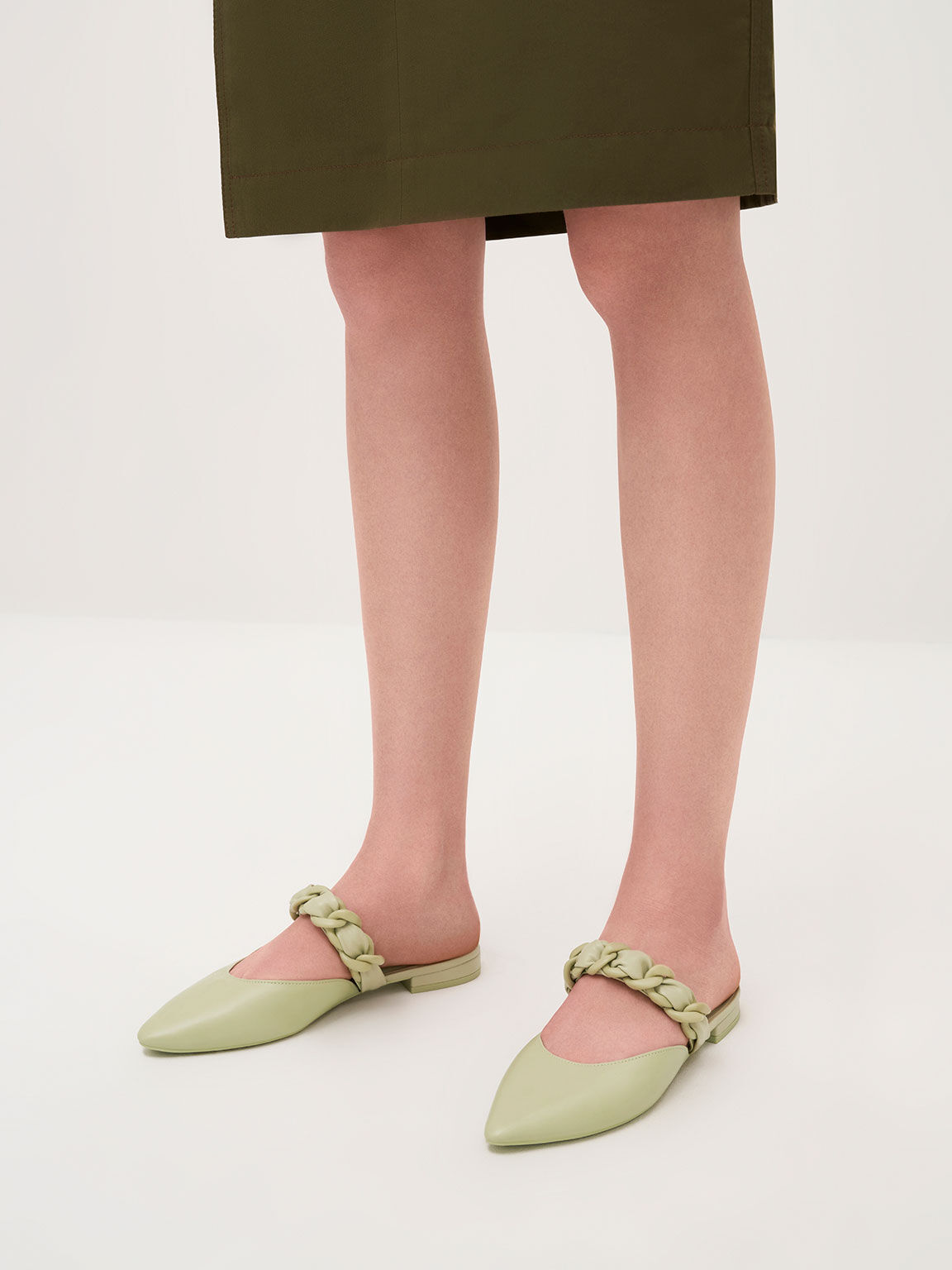 Sage green flats hot sale