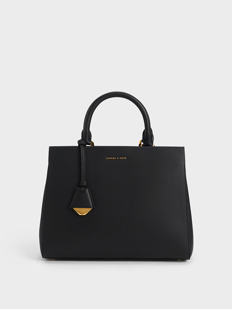 Classic structured handbag charles online and keith