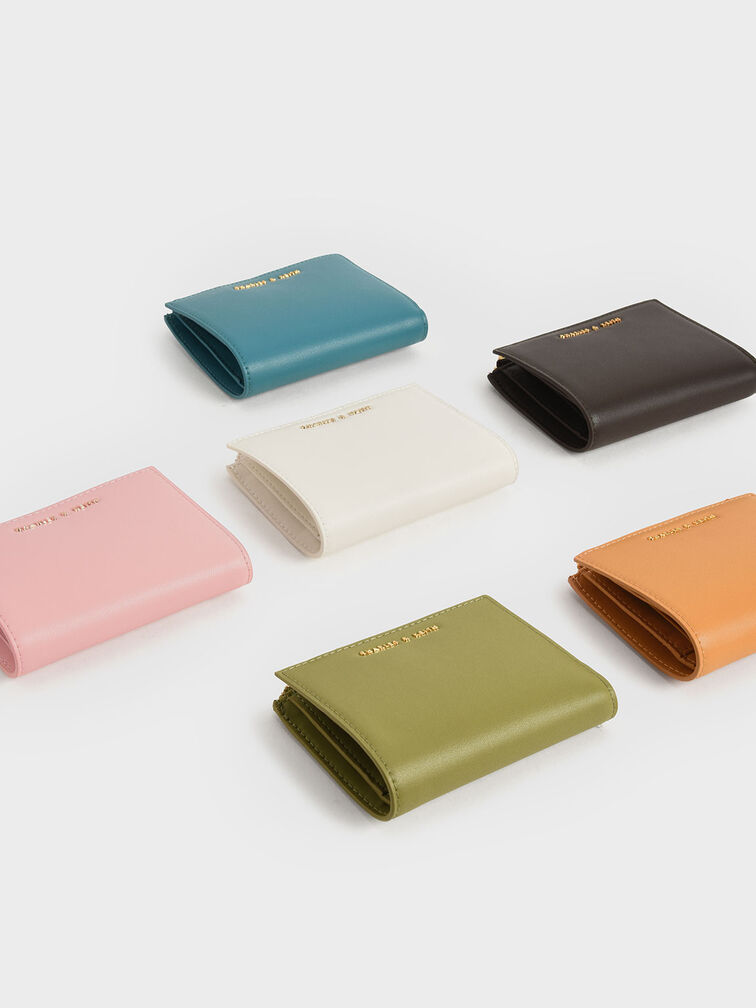 Top Zip Small Wallet, Pumpkin, hi-res