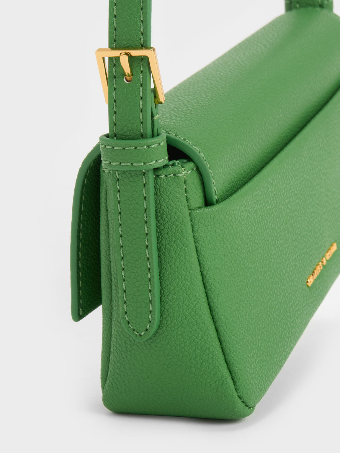 Green Daki Belted Shoulder Bag CHARLES KEITH SA