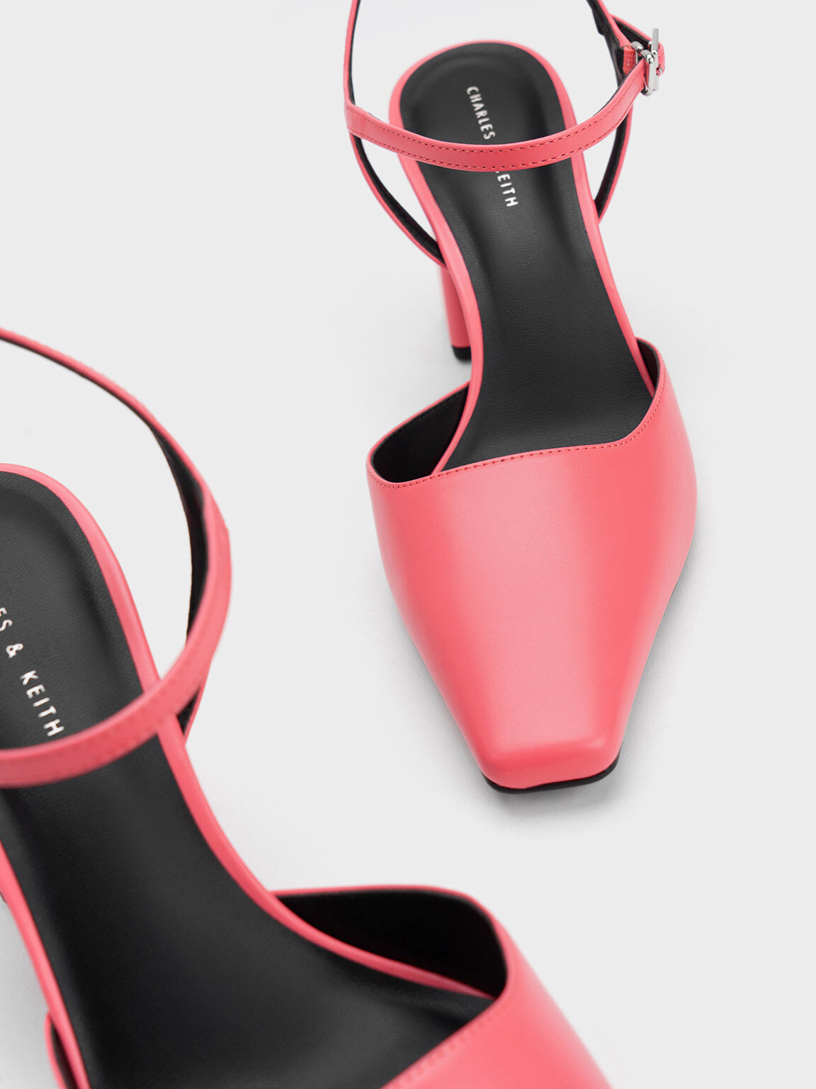 Charles and keith hot sale pink heels