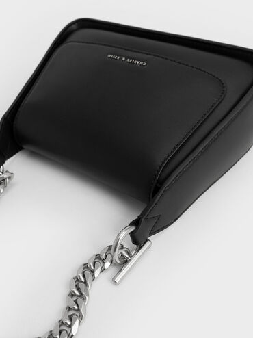 حقيبة مينتا بتصميم ترابيز, أسود, hi-res