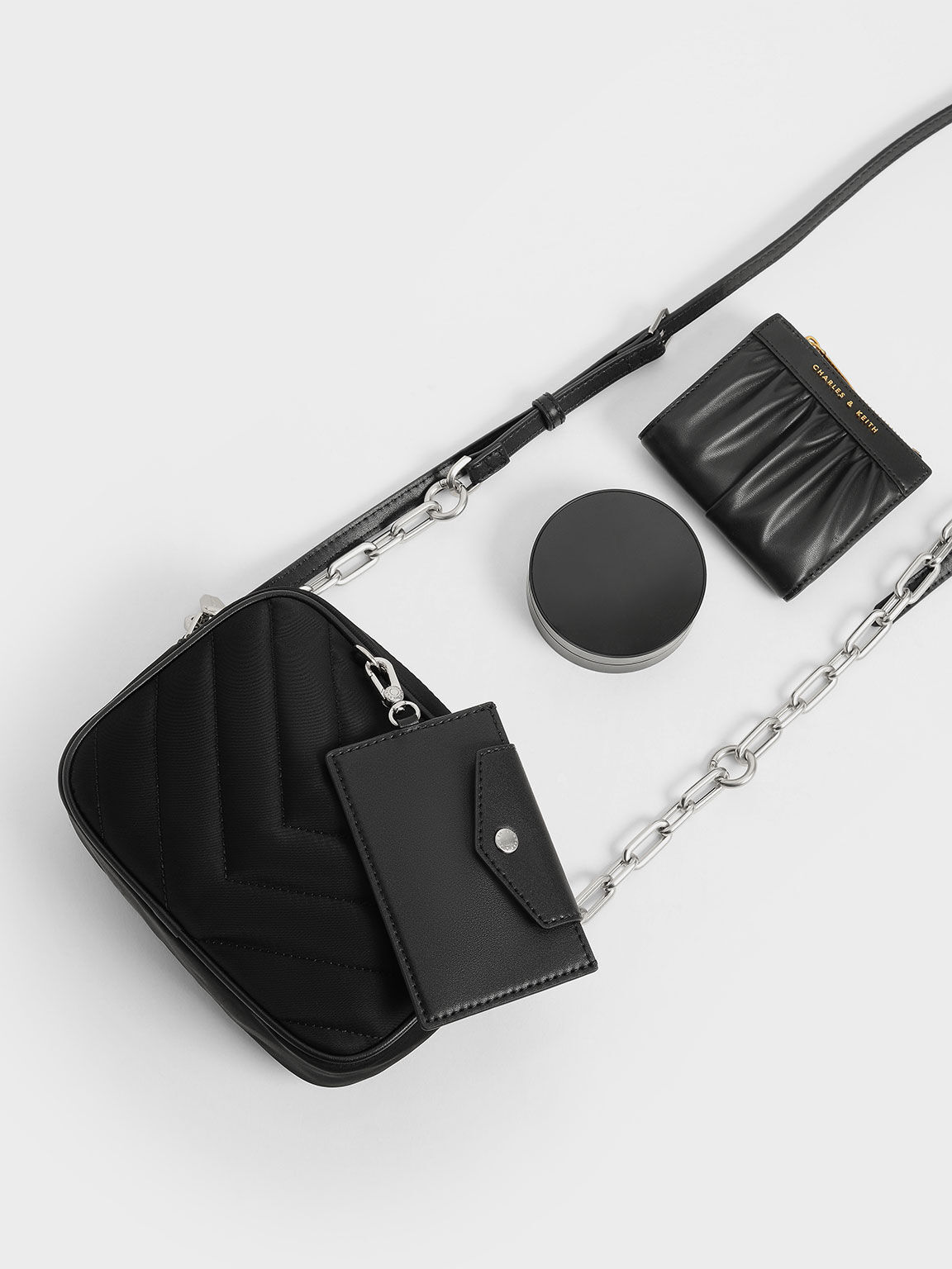 Black The Anniversary Series: Sonia Recycled Nylon Boxy Bag - CHARLES &  KEITH SA