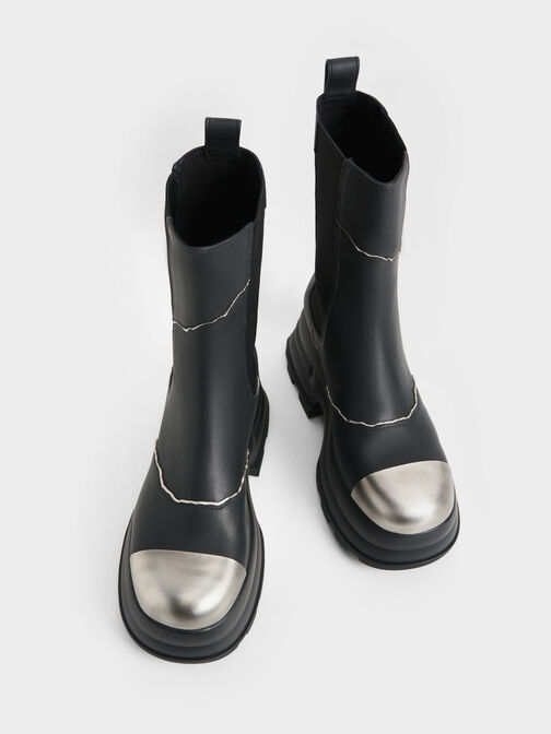 Jules Leather Chelsea Boots, Black, hi-res