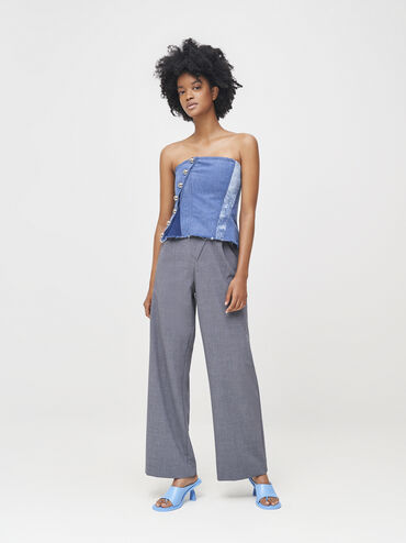 Alma Thong Mules, Blue, hi-res