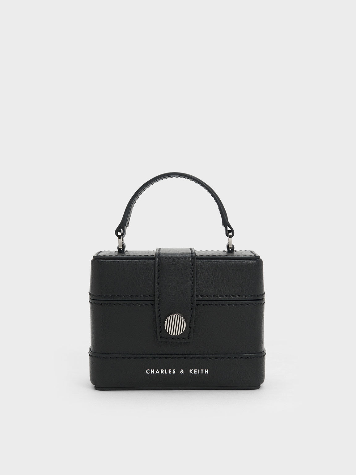 高速 割引 2024 西日本 Mini Black Bronte CHARLES - Bag Handle Top Trim Contrast ハンドバッグ