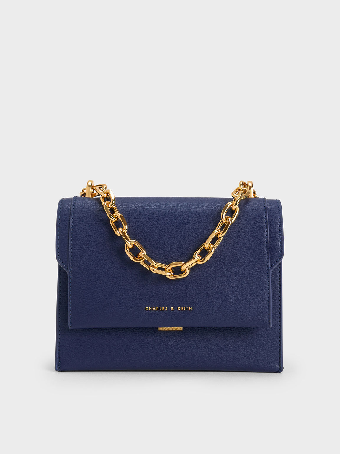 Charles and keith navy blue bag outlet