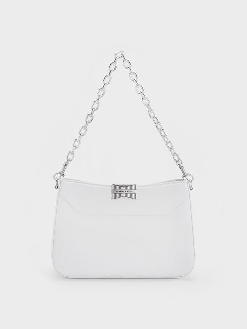 Kalinda Shoulder Bag, White, hi-res
