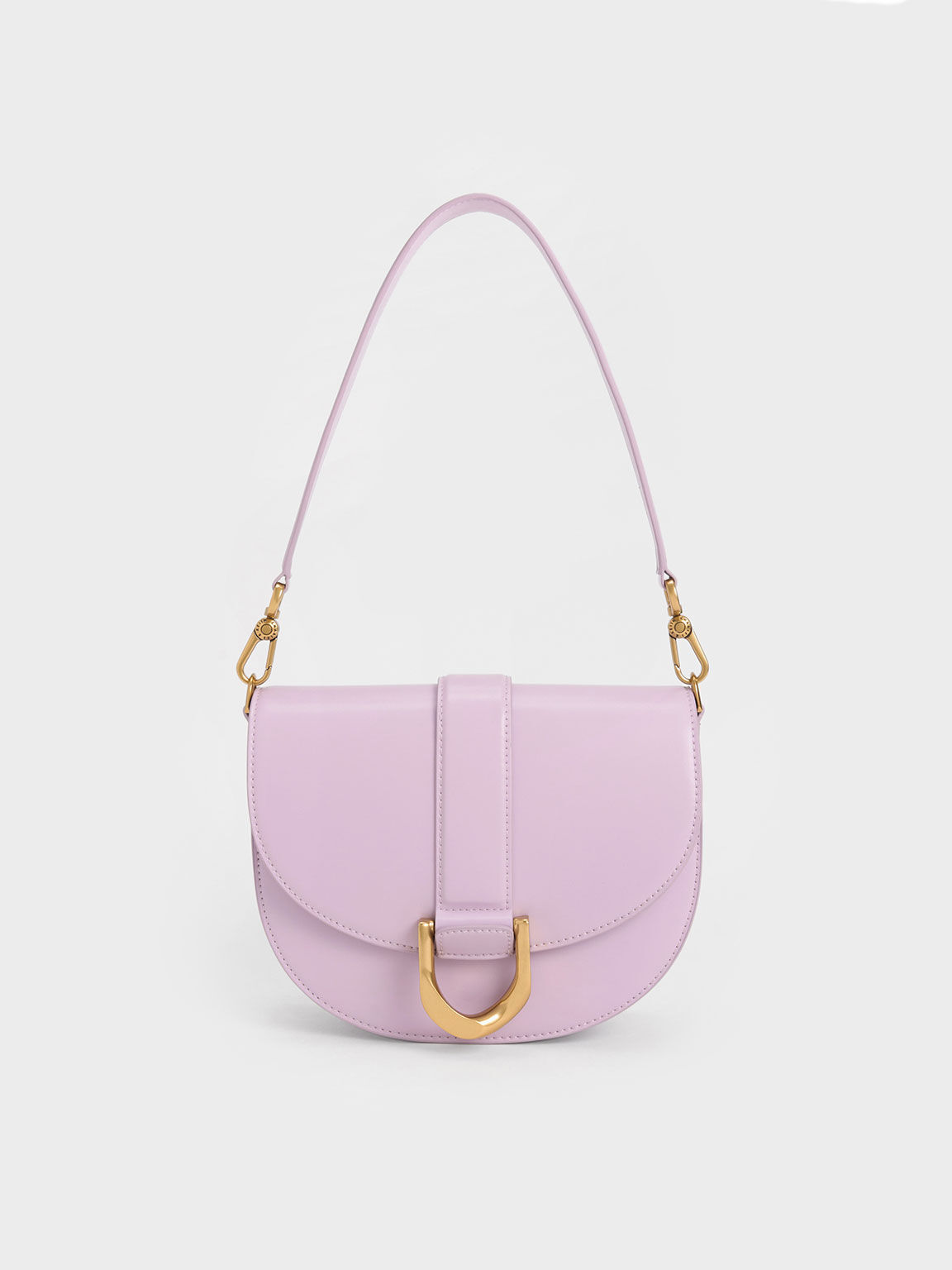 Lilac Gabine Saddle Bag CHARLES KEITH SA