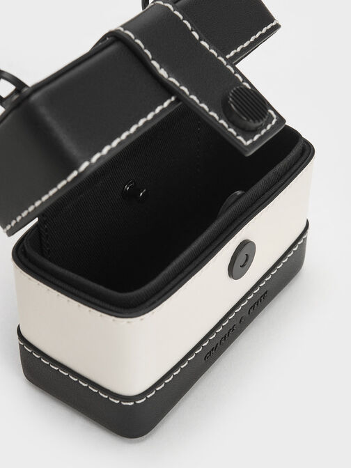 Mini Bronte Contrast Trim Top Handle Bag, Multi, hi-res