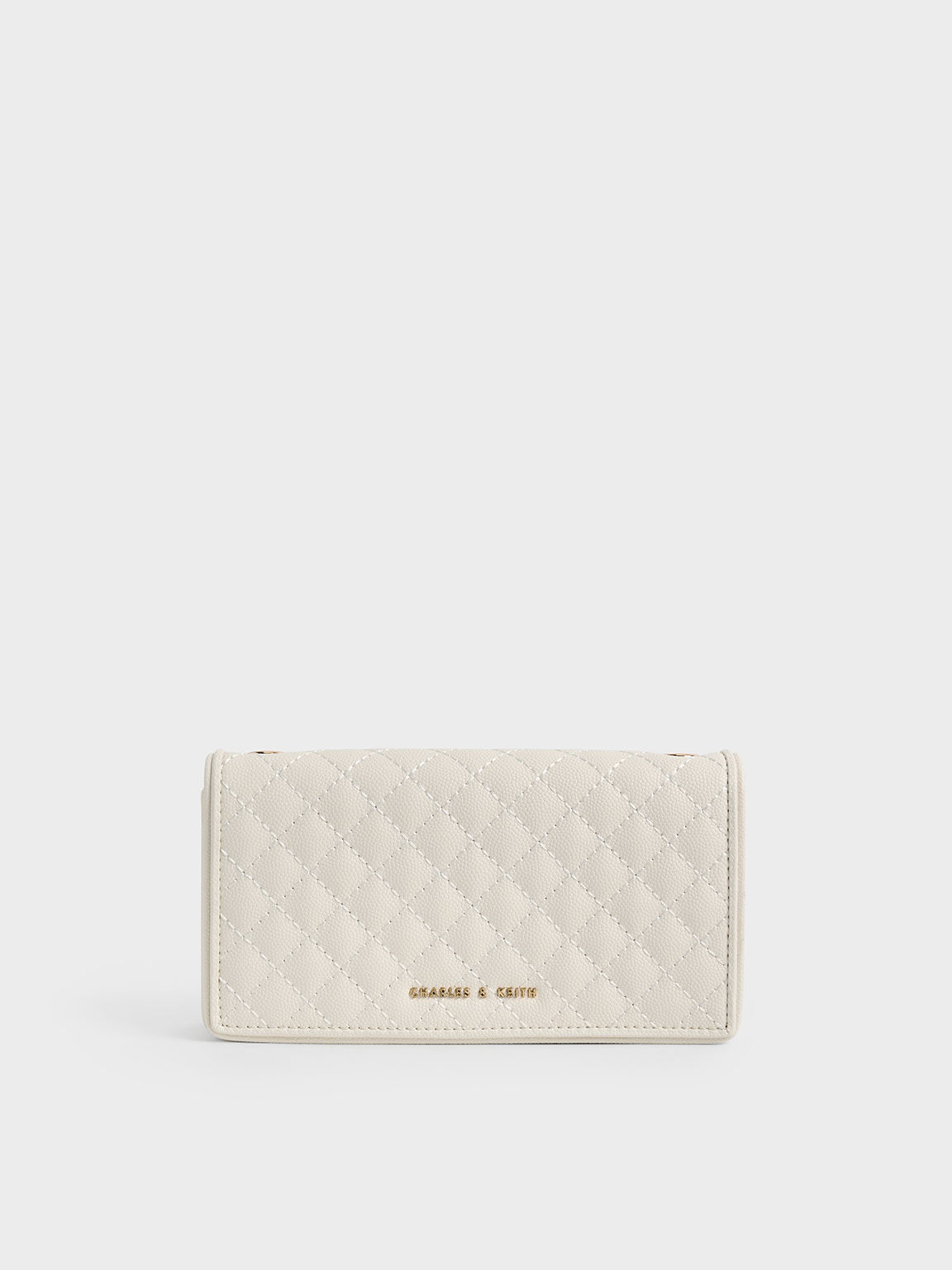 Quilted Pouch, Cream, hi-res