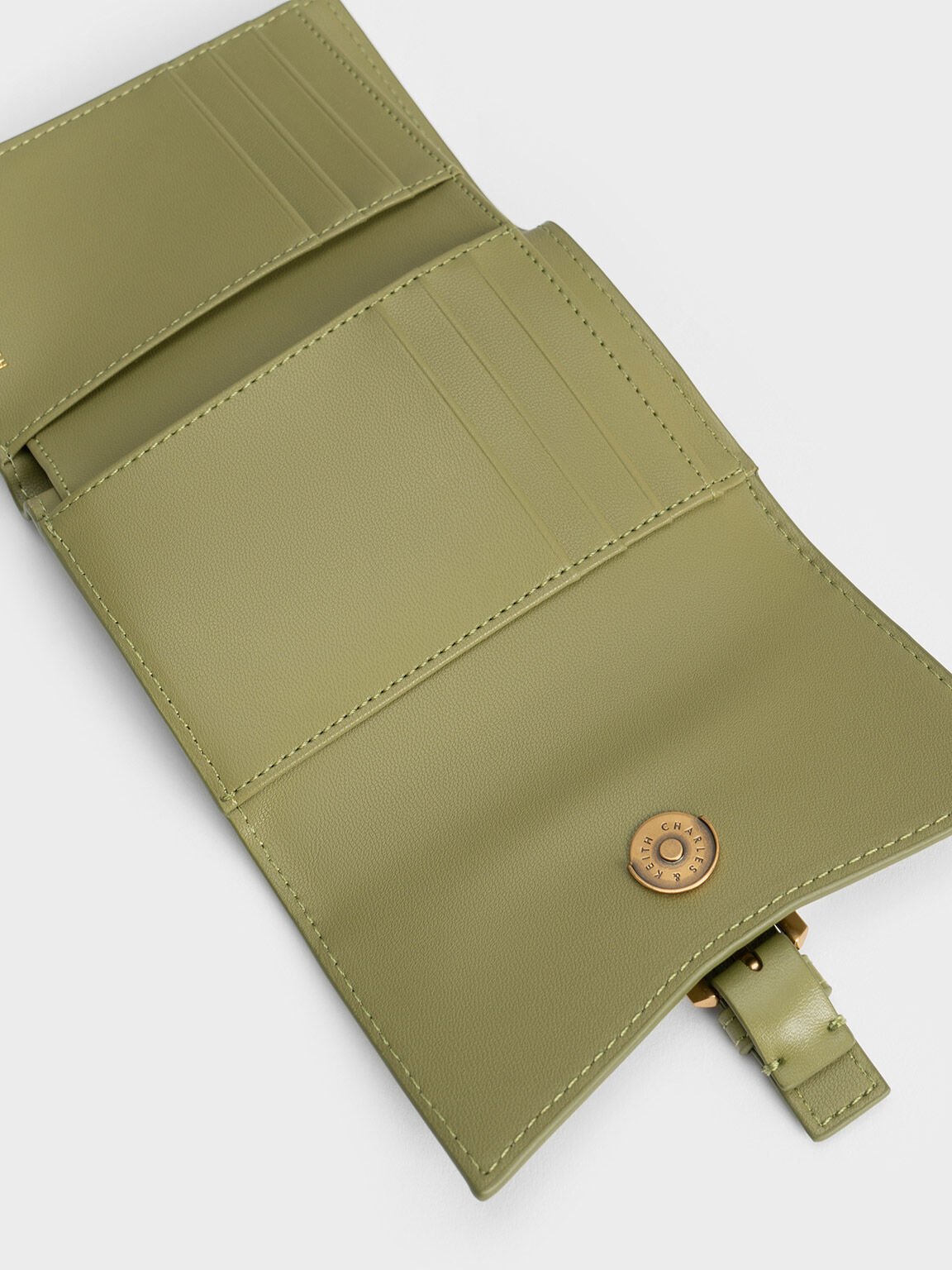 Annelise Belted Wallet Pistachio