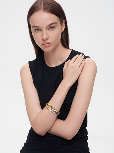 Gabine Chain-Link Bracelet, Multi, hi-res