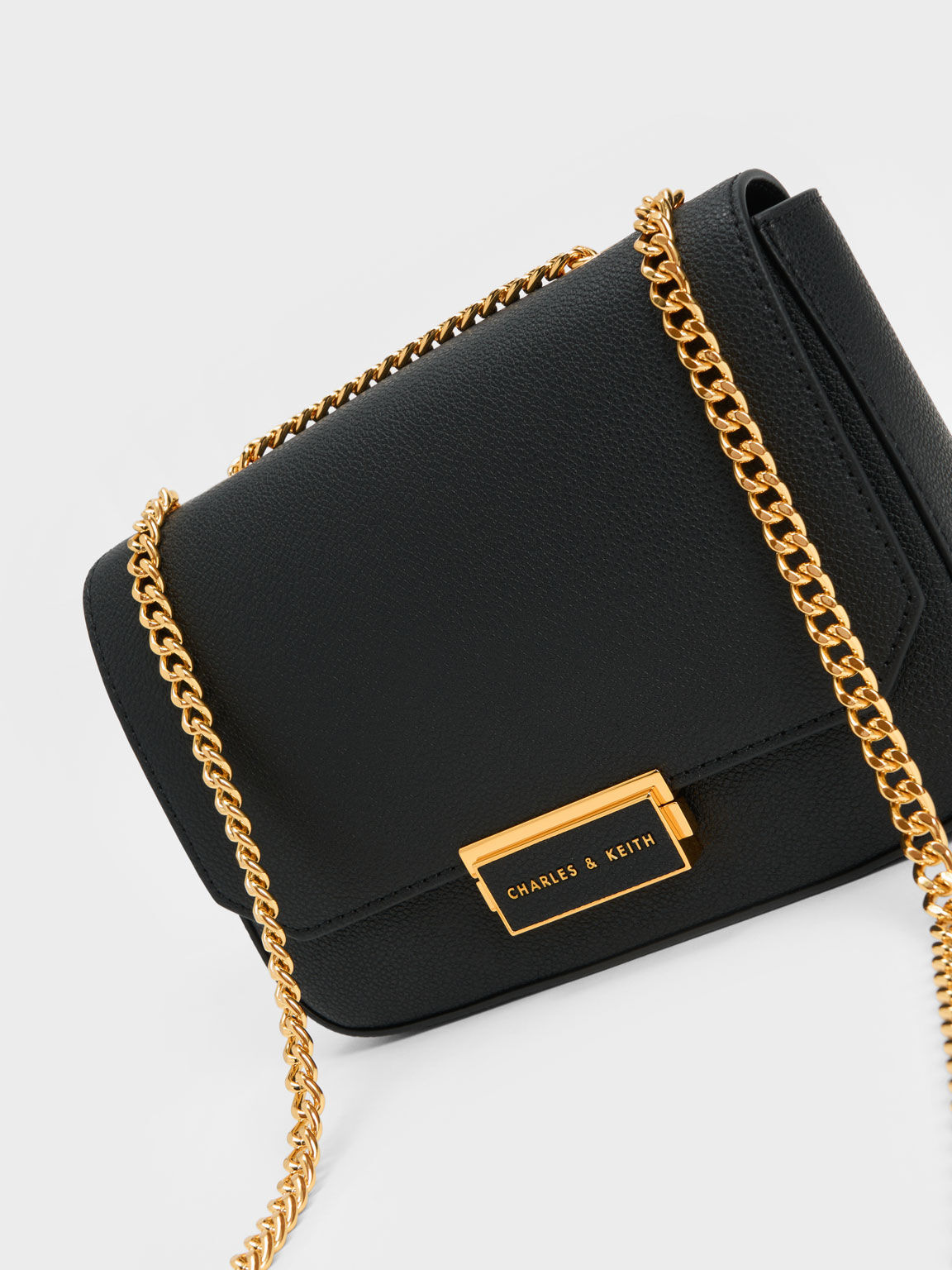 Charles and keith push lock bag sales