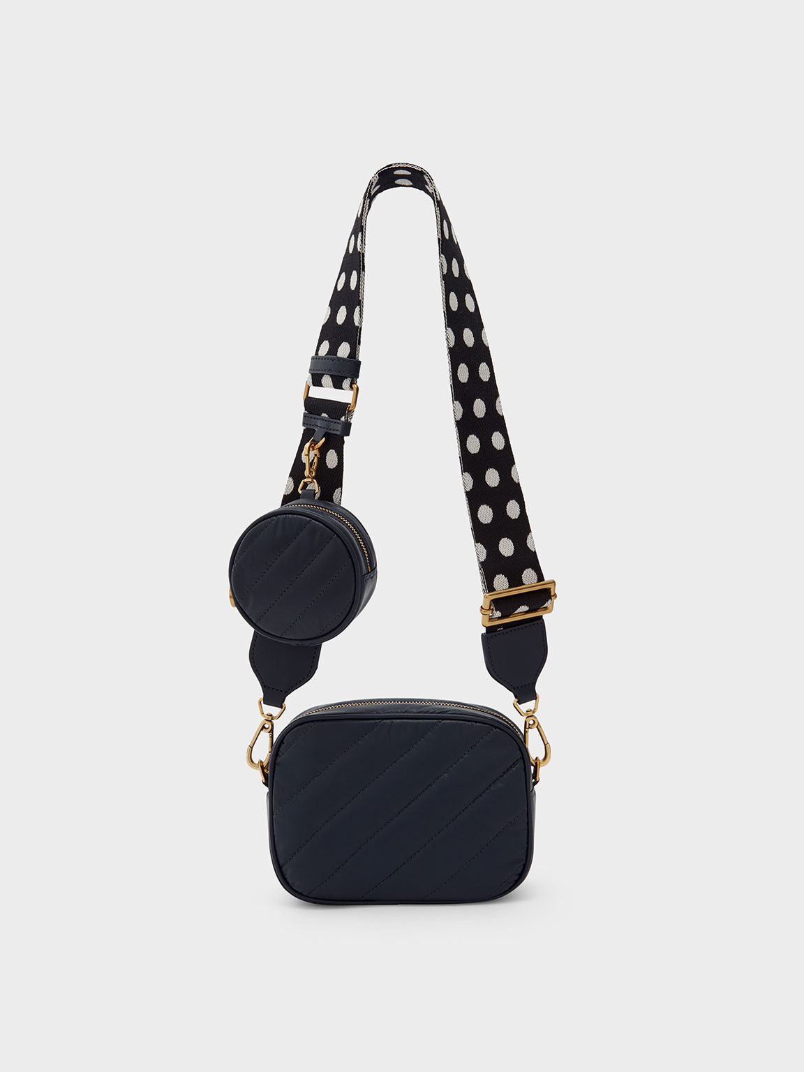 Crossbody bag with 2025 pouch
