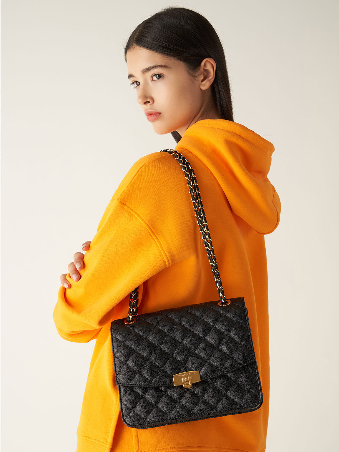 Charles keith clutch hotsell bag