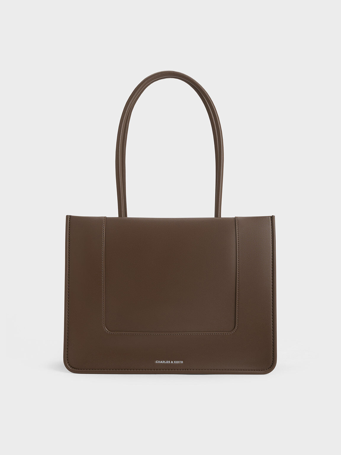 Dark brown tote deals