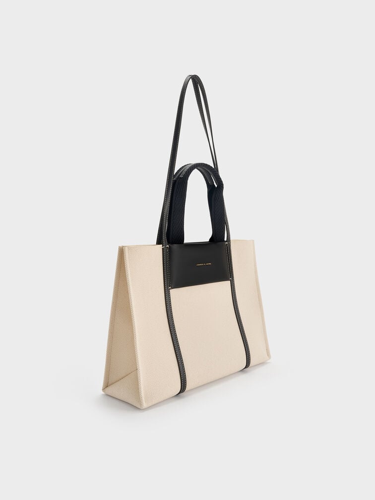 Shalia Canvas Tote Bag, , hi-res