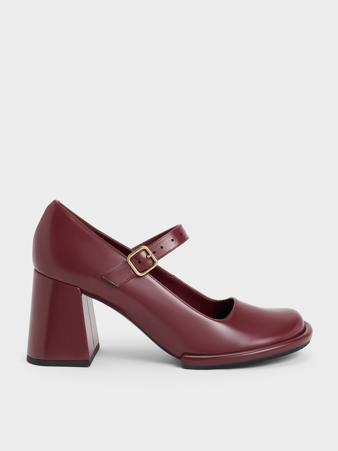 Maroon mary jane best sale shoes
