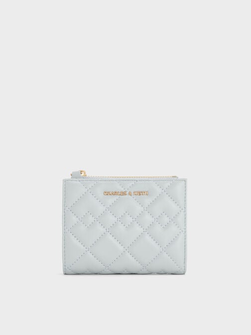 Duo Quilted Small Wallet, Sea Salt Blue, hi-res