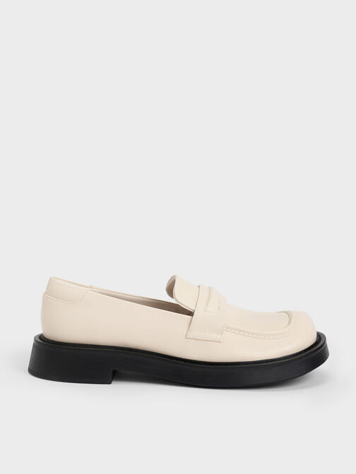 Penelope Penny Loafers, Chalk, hi-res