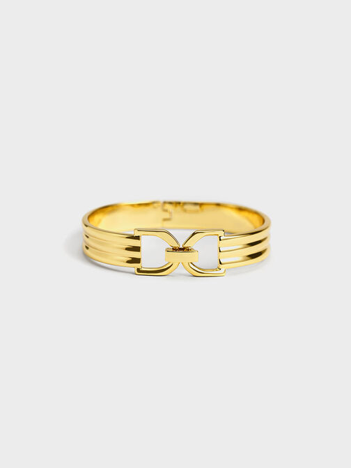 Gabine Cuff Bracelet, Gold, hi-res