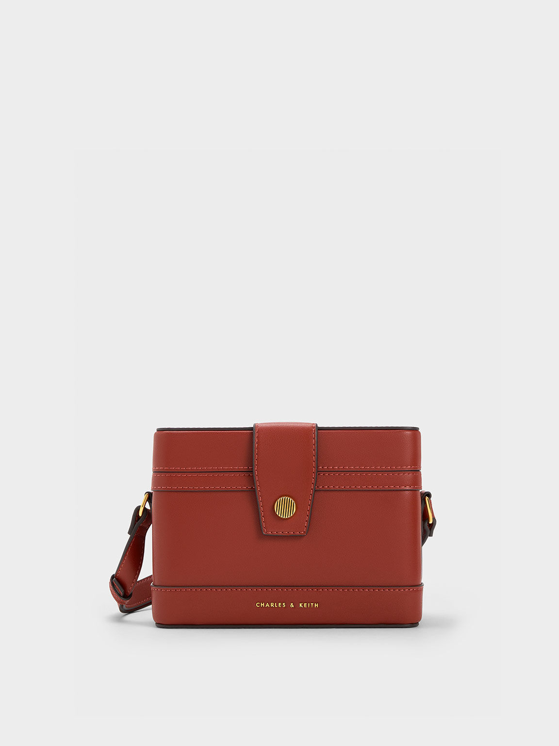 حقيبة كروس برونتي مربعة, احمر غامق, hi-res