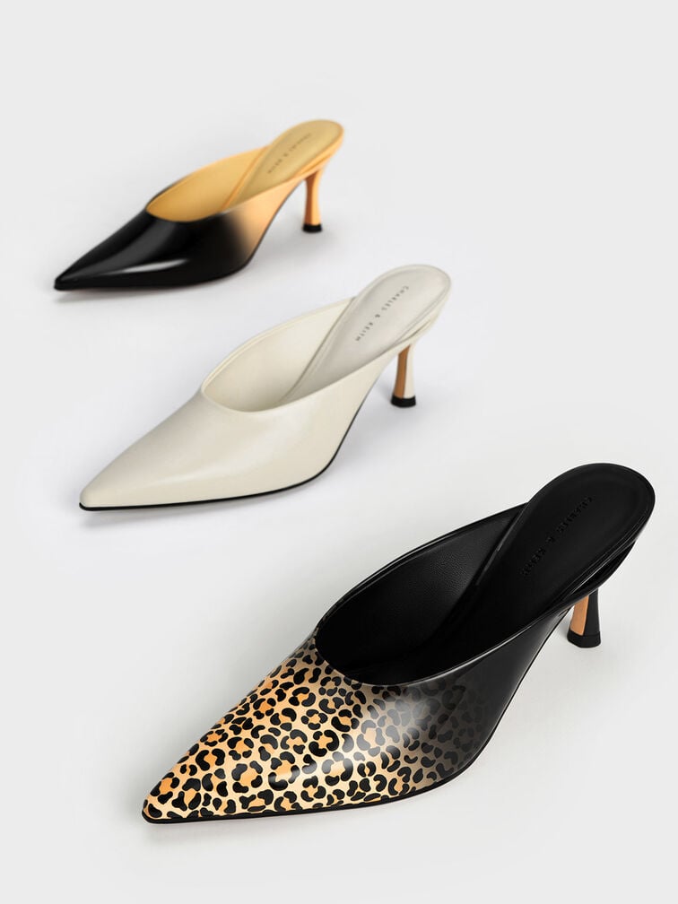 حذاء ميول بكعب مخروطي ونقشة جلد الفهد, متعدد, hi-res