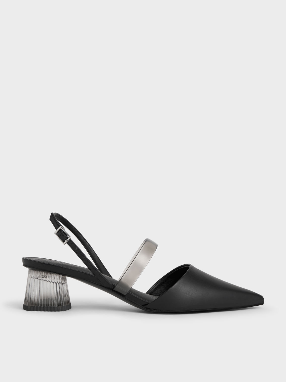 Charles and discount keith lucite heels