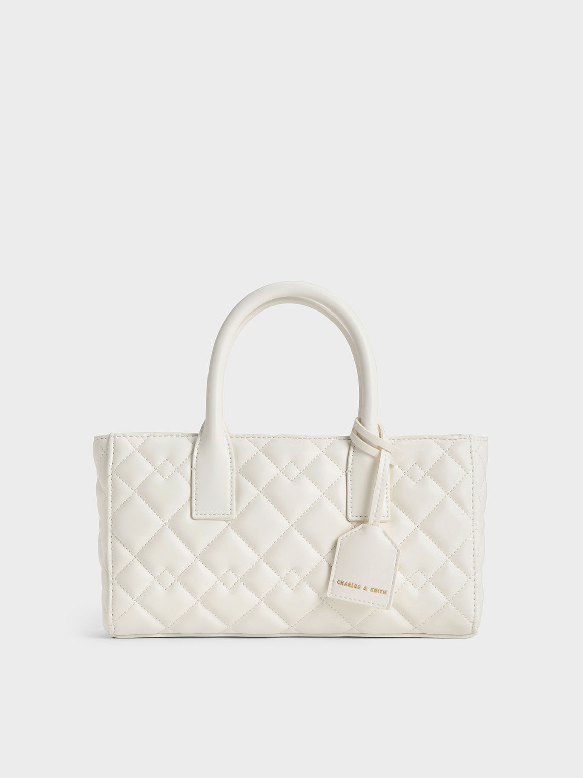 Charles and keith quilted tote bag best sale