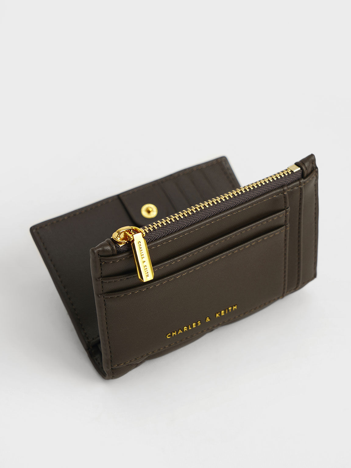 Charles and keith quilted mini wallet outlet