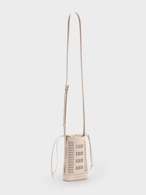 Delphi Cut-Out Phone Pouch, Oat, hi-res