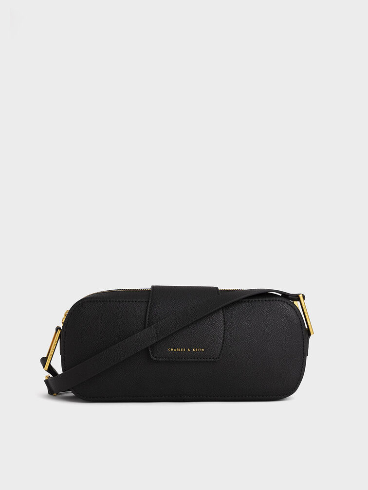 Selby Shoulder Bag, Black, hi-res